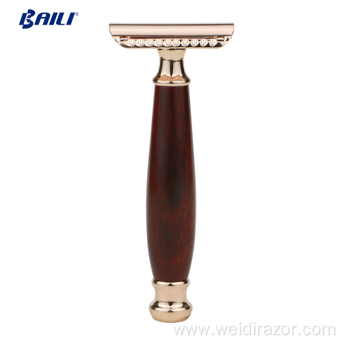 Hot sale stainless eco bamboo wood shaving razors